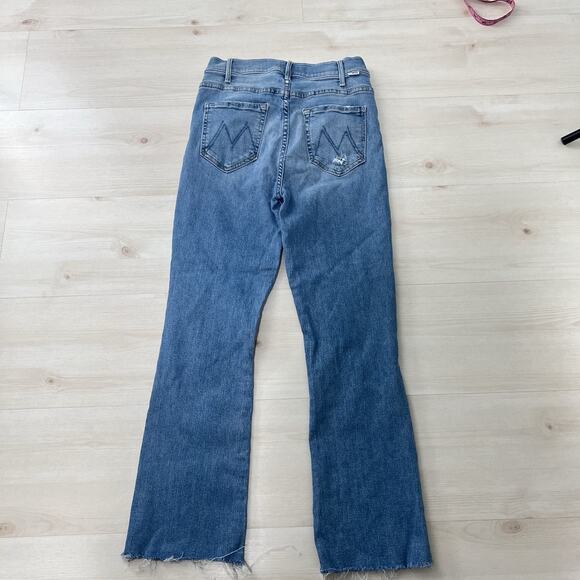 MOTHER Women's Straight Leg Jeans - Blue - Picture 9 of 15